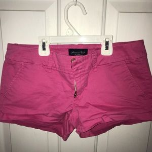 american eagle pink shorts